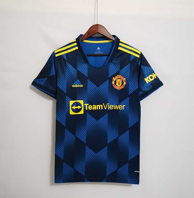 AAA Quality Manchester Utd 21/22 Third Dark Blue Jersey